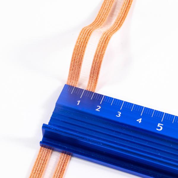 Soft hollow out transparent fish silk underwear elastic band strap nylon fishing net elastic band for swimwear bra