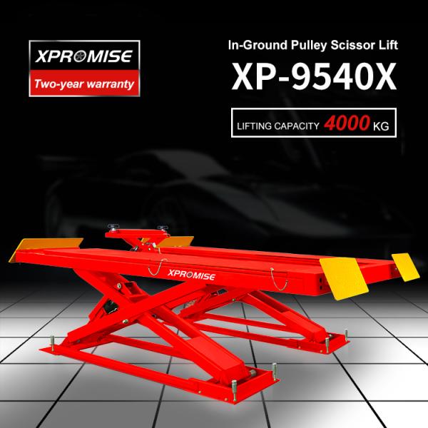 Wheel Alignment Scissor Lift Auto Hydraulic Car Lift Repair 4000kg