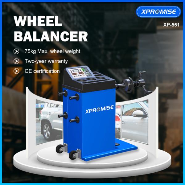 Automatic Truck Wheel Balancer 1.4 Degree 180w Motor For Car Workshop