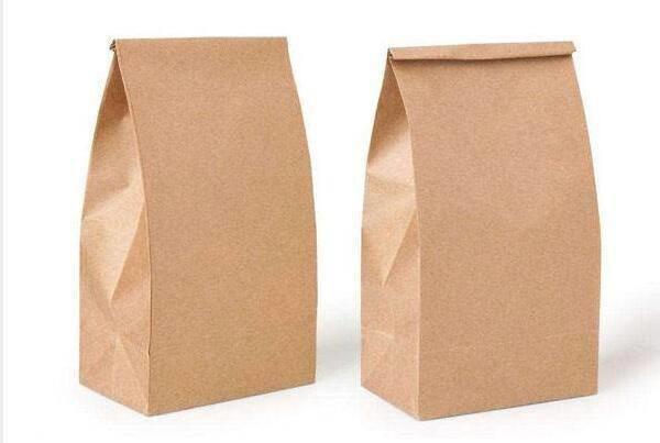 High Speed Fully Automatic Paper Bag Making Machine For Sharp Flat Bottom Food Bag