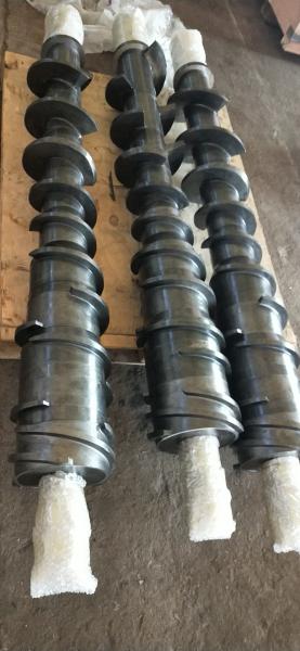 Round Row Spindle Screw Oil Press Machine Spare Parts Shaft Scraper