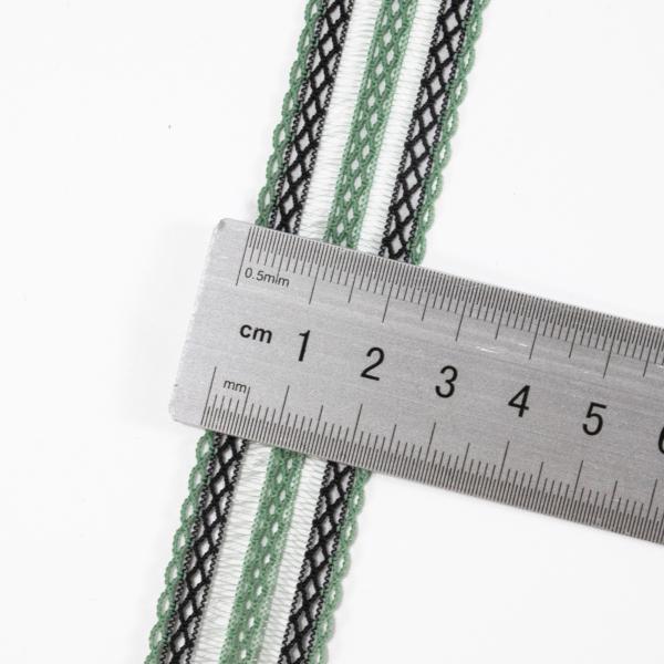 Mesh elastic band breathable wide webbing hollow out multi-color swimsuit elastic band for underwear