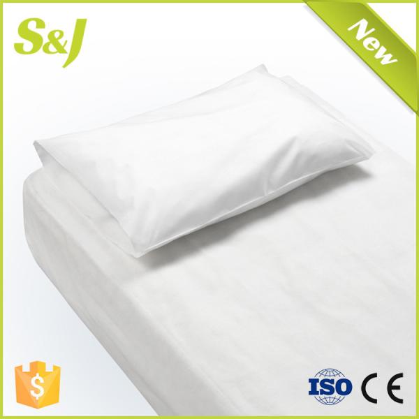 Breathable Disposable Plastic Pillow Covers SMS Water Proof Cushion Covers