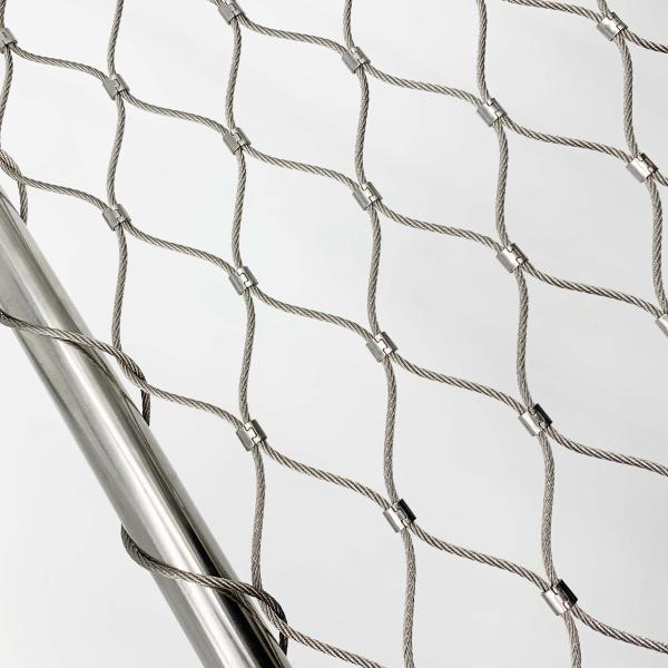 Stainless Steel Wire Rope Mesh 100*100mm Cable Mesh Green Plant Climbing Trellis Wall Mesh Garden Fence