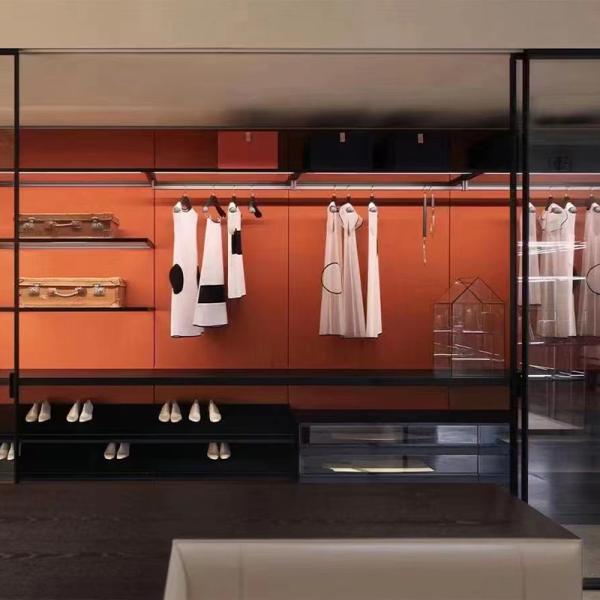 Factory Sells White Open Wardrobe with Doors Bedroom Furniture Design Closet Wardrobe Set