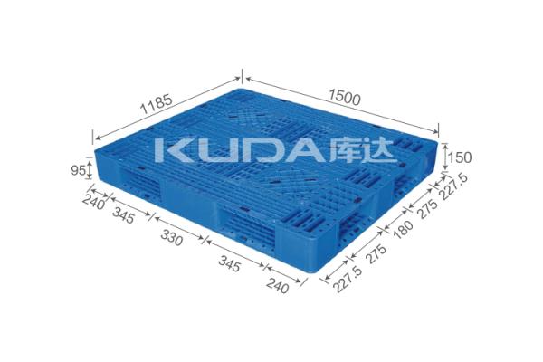 chemical resistant  1512A The grid field words PLASTIC PALLET china manufacturer