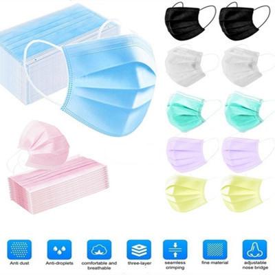 Manufacture Wholesale High Quality Children Kids Mask Disposable 3ply Cartoon Custom Design Printed Color Face Mask for Kids