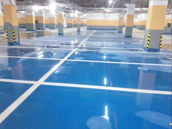Indoor Basketball Court Epoxy Floor , Shiny Epoxy Garage Floor Coating