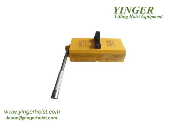 Hand Operated Permanent Magnetic Lifter Ne-Fe-B Coil Material Compact Structure