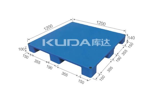 Warehouse export used 1212A Flat nine feet PLASTIC PALLET（BUILT-IN STEEL TUBE）from china
