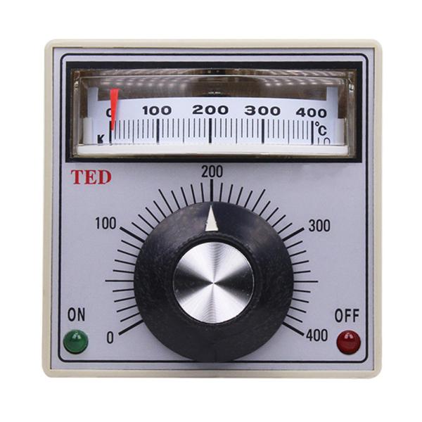 TED-2001 72*72mm 0-400 Celsius Manual Pointer temperature controller adjustable thermostat