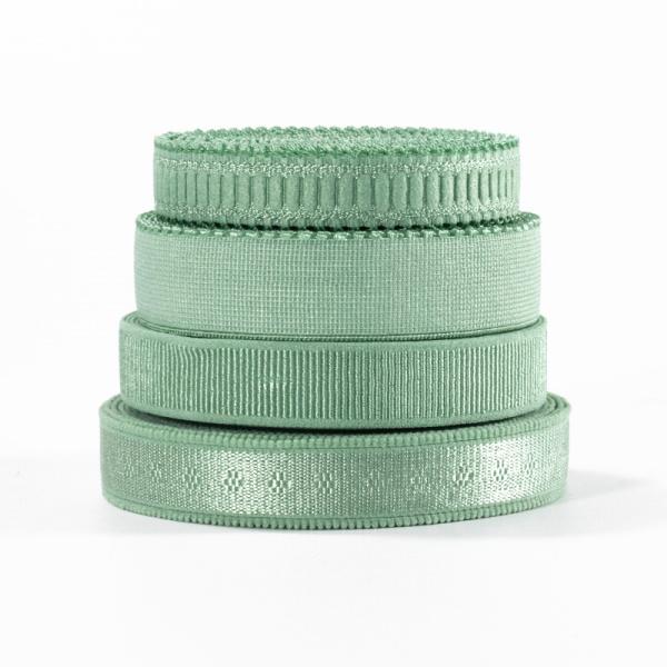 Underwear nylon elastic band glossy nylon spandex bra straps elastic webbing for lingerie