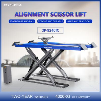 EN 1493:2010 Scissor Car Lift 4000kg 400V / 230V With Wheel Alignment