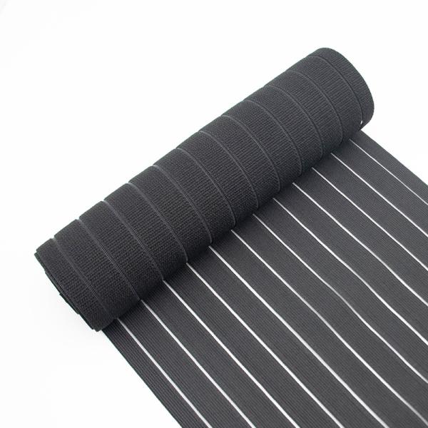 250mm Breathable fish line elastic band customized wide monofilament elastic band for medical sport