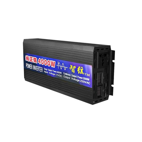 Pure Sine Waveform Solar Inverter DC12V/24V/48V/60V to AC220V 4000W Micro Cars Inverter Converter