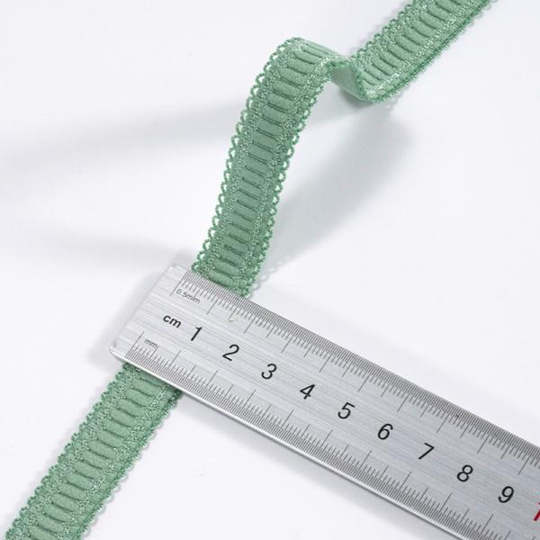 Underwear nylon elastic band glossy nylon spandex bra straps elastic webbing for lingerie