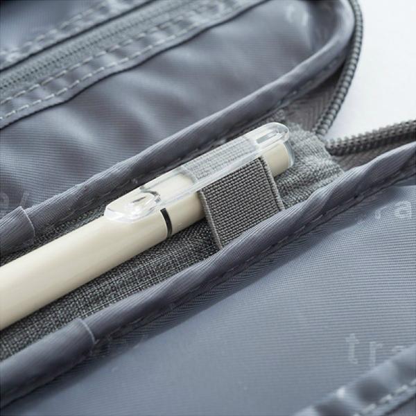 Large Travel Passport Bag Overseas Travel Document Bag Bag Clutch Waterproof Dustproof Portable Card Holder Wallet