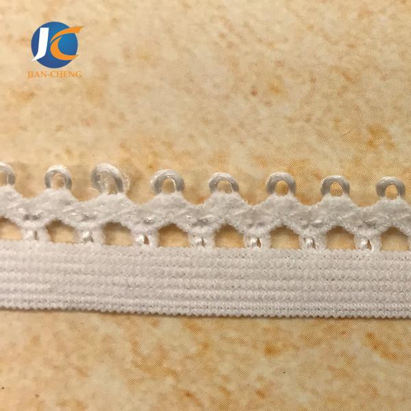 Underwear Nylon Polyester Webbing Spandex Elastic Waist Band , Breathable Soft Bulk Elastic Band Webbing