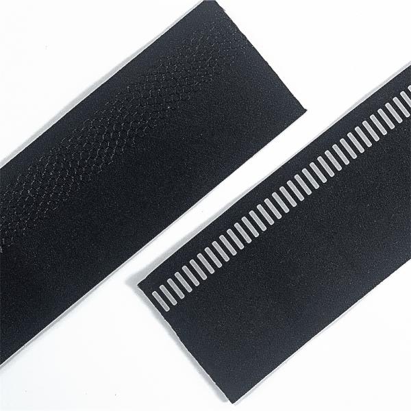 Stretchy non slip silicone gripper printed elastic waist band nylon stretch elastic for clothes