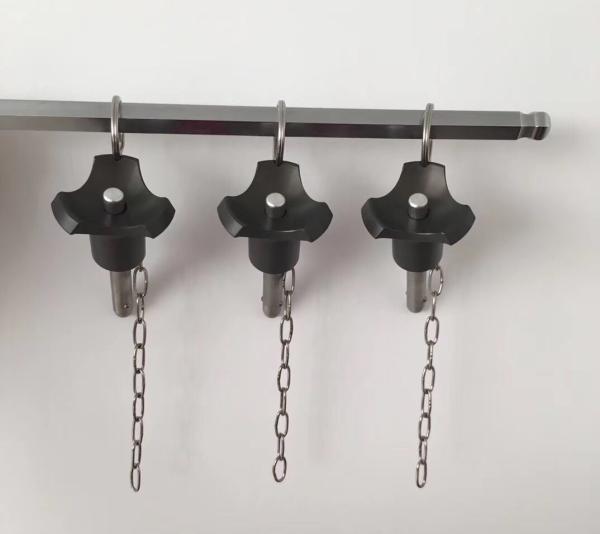 Cup Handle Positive Locking Pins , 304 Stainless Steel Quick Release Pins