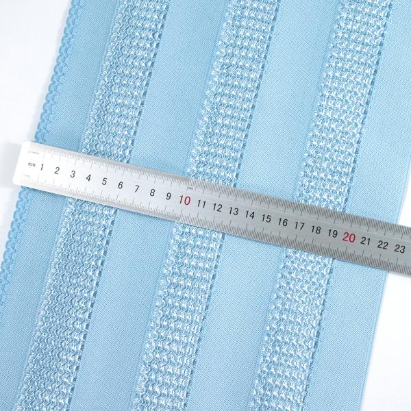 Sustainable woven polyester fabric crochet mesh elastic bandage medical band for belly wrap