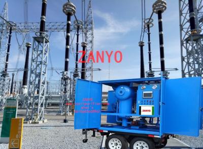 Mobile type transformer oil purifier