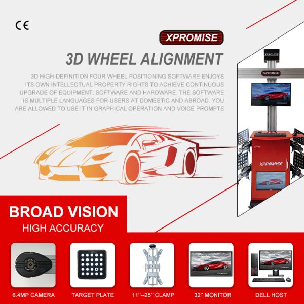 Garage Equipment 3D 4 Wheel Alignment XP-A8 Dynamic Static Measurements