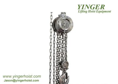 Stainless Steel Manual Chain Hoist Long Life Time In Machine Installation manual chain block hoist stainless steel chain