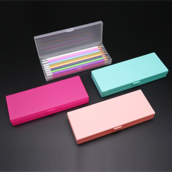 Transparent Pen Case Packing Storage Water Color Writing Gel Pens Marker Small Crayon Box