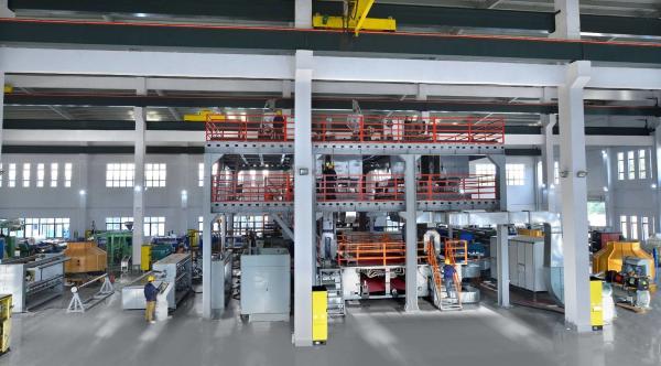 2022 China Factory Melt Blown Production Line Fishing Net Face Mask Machine with Double Beam Ss