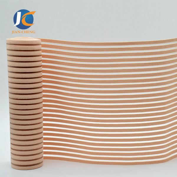 Factory price polyester fish silk  elastic band  lady waistband webbing