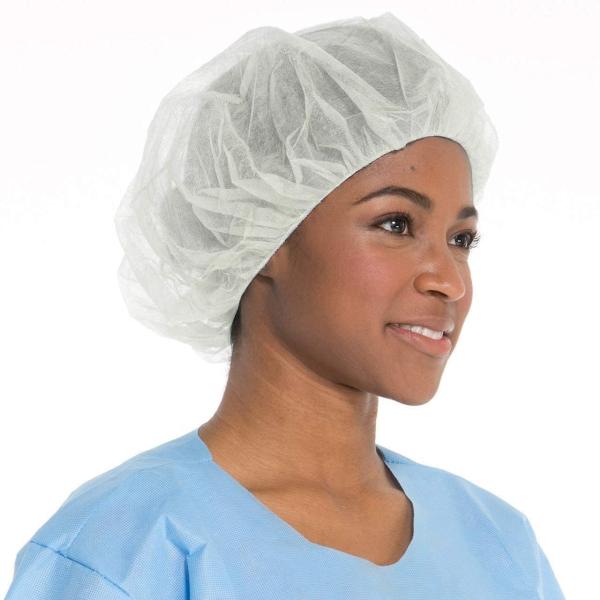 PP Non Woven Hospital Bouffant Cap Spa Hospital Surgical Hats Headwear