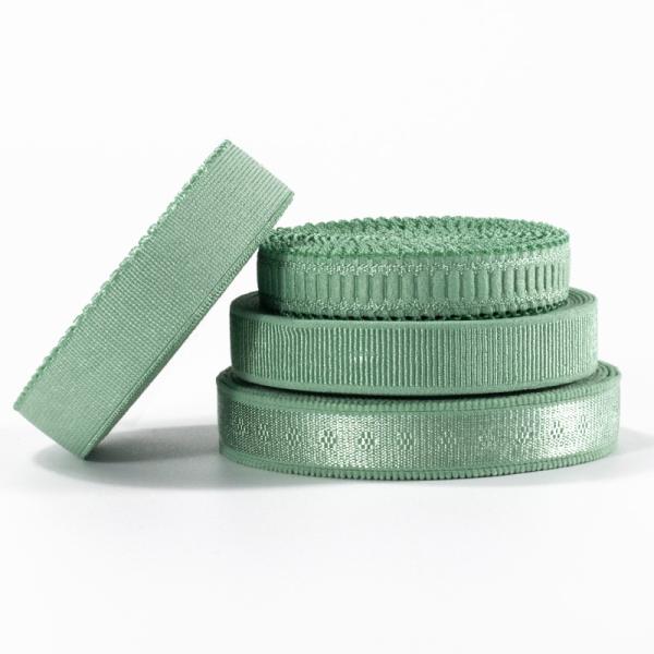 20mm green stain bra strap elastic webbing underwear elastic band strap for garment