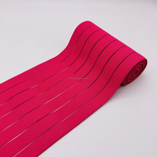 150mm Polyester elastic band  fish silk  for underwear with waist belt belly band