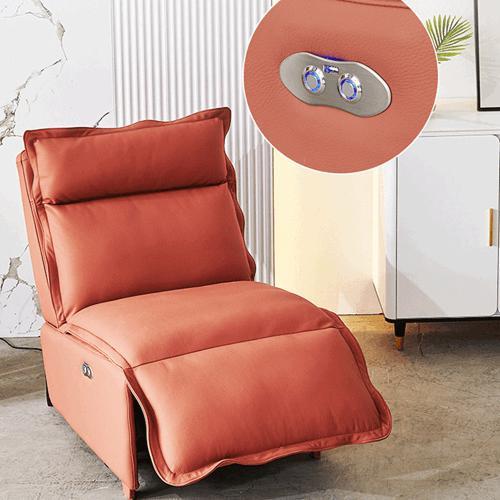 New Single Seat Armrestless Fabric Sofa Modern Minimalist  Technology Cloth Function Sofa Electric Chair