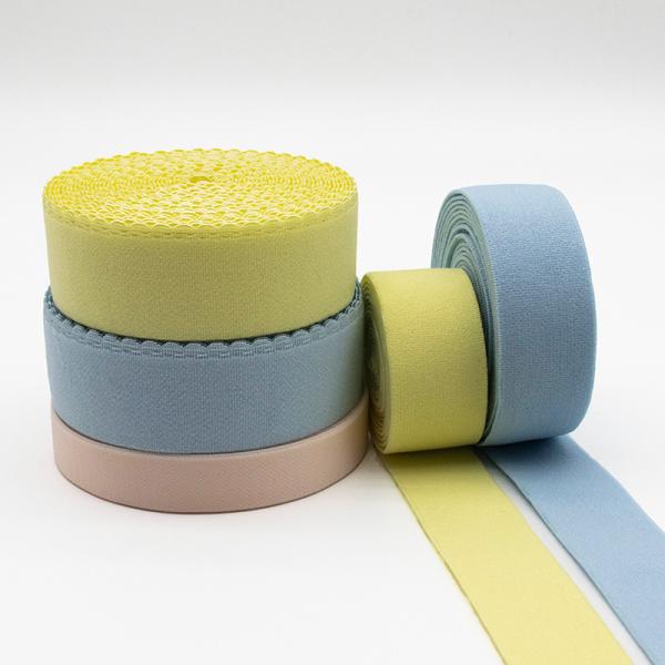 Custom anti-slip nylon bra strap elastic band lingerie sports elastic shoulder strap for women bra