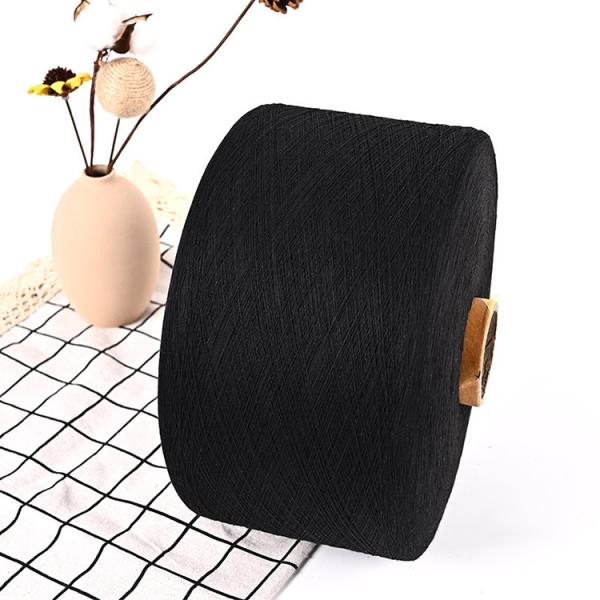 12/1 20/1 30/1 Carded Cotton Polyester Blended Regenerated Yarn Color Recycled Towel Cotton Yarn For Weaving