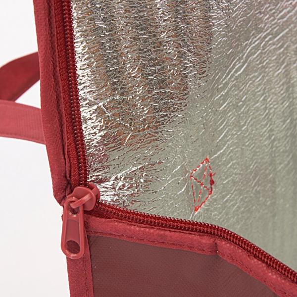Waterproof Custom Logo Insulated Non Woven Aluminum Foil Tote Cooler Bag for Food
