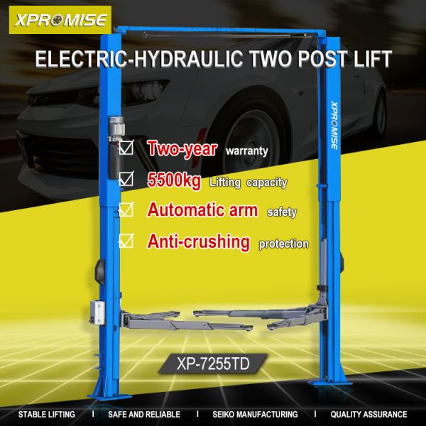 Anti Crushing Protection 2 Post Truck Lift Hydraulic Vehicle Two Post Hoist