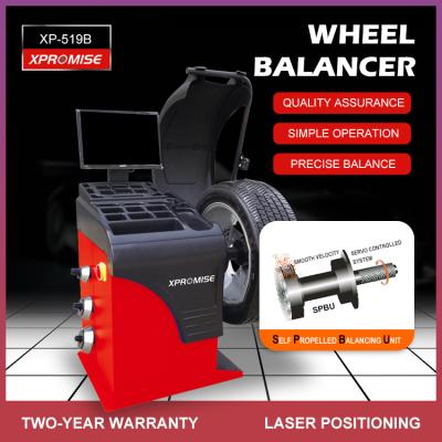 Repair Shop Auto Wheel Balancer 150r/min High Speed Car Wheel Balancing Machine