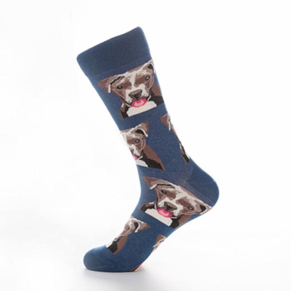 New Design Pet Socks Dogs Nice Men Wholesale Socks Fashion Mid Calf Plus Size Crew Socks