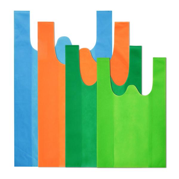 Non-Woven Nonwoven T-Shirt Bag Shopping Bag For Supermarket
