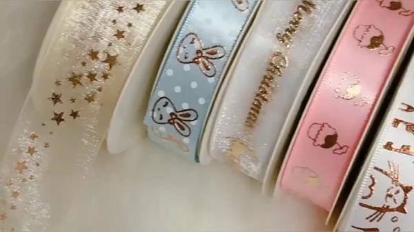 Best seller good quality organza yarn tape for garment accessories transparent snow gauze ribbon