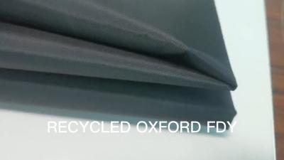 2021 New Products RECYCLED POLY 300D 90T 100%polyester fabric oxford