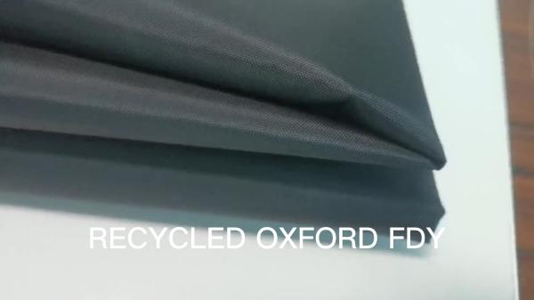 Factory price RECYCLED POLY 300D 90T 100%polyester fabric oxford