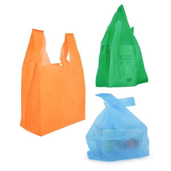Non-Woven Nonwoven T-Shirt Bag Shopping Bag For Supermarket