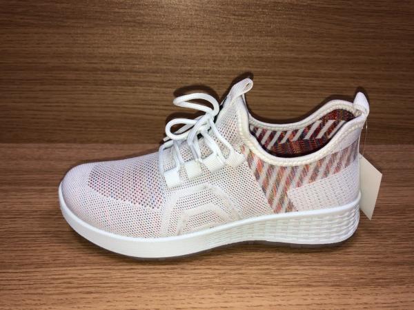 Womens Walking Shoes Flyknit Shoes Casual Sneakers for Gym Travel Work Lace up Shoes