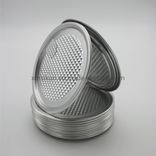 Round 300# Aluminum Peel Off Lid Diameter 46-77mm