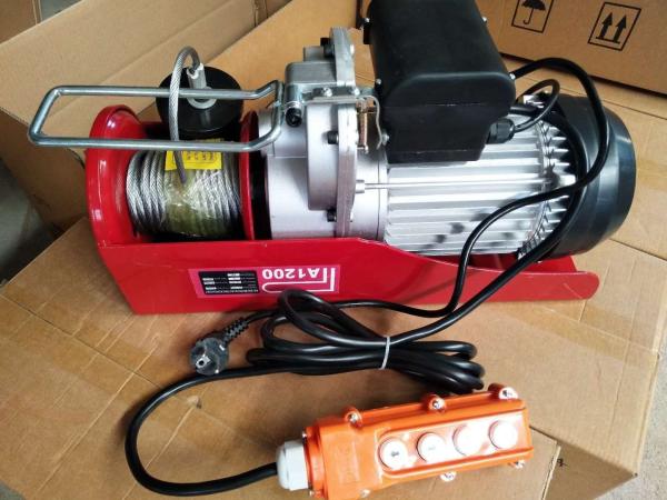 Easy Installation Electric Wire Rope Hoist Single Phase Power Supply CE Approved