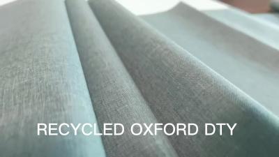 New Design Hot Sale RECYCLED POLY 150D*150D/DTY polyester fabric oxford
